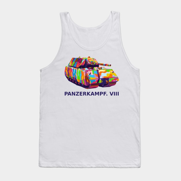 Panzerkampfwagen VIII Maus Tank Top by wpaprint